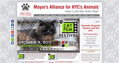Desktop Screenshot of animalalliancenyc.org